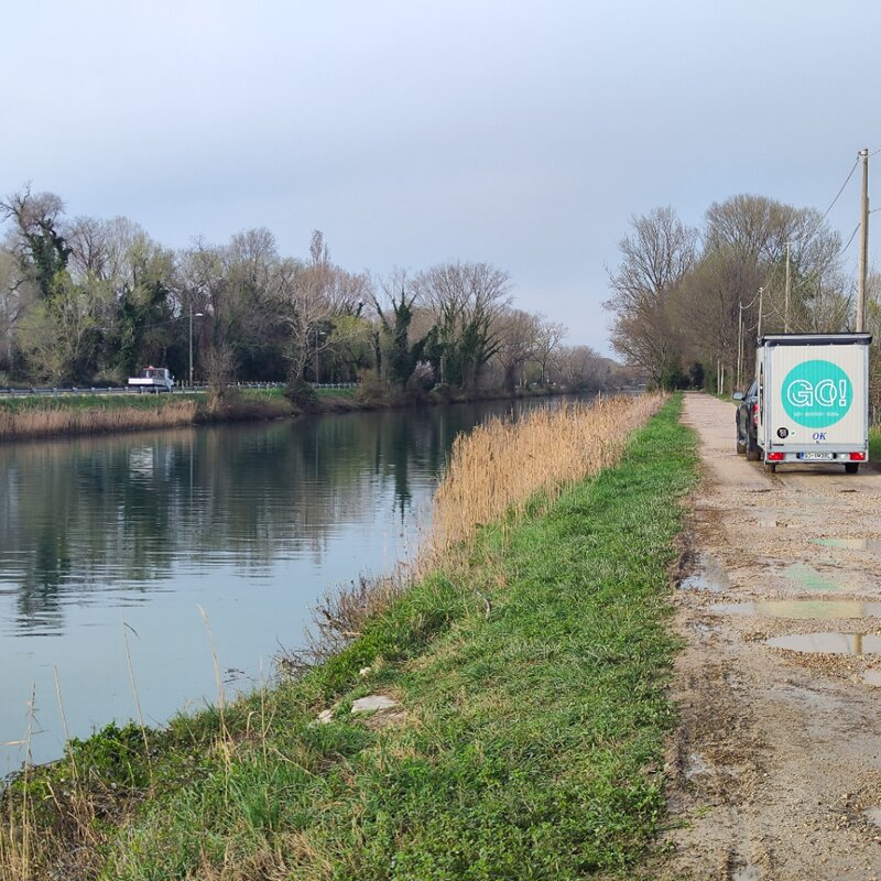 xMobil in un sito naturale a rischio ecologico