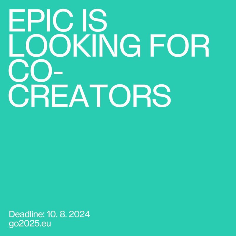 EPIC is looking for co-creators