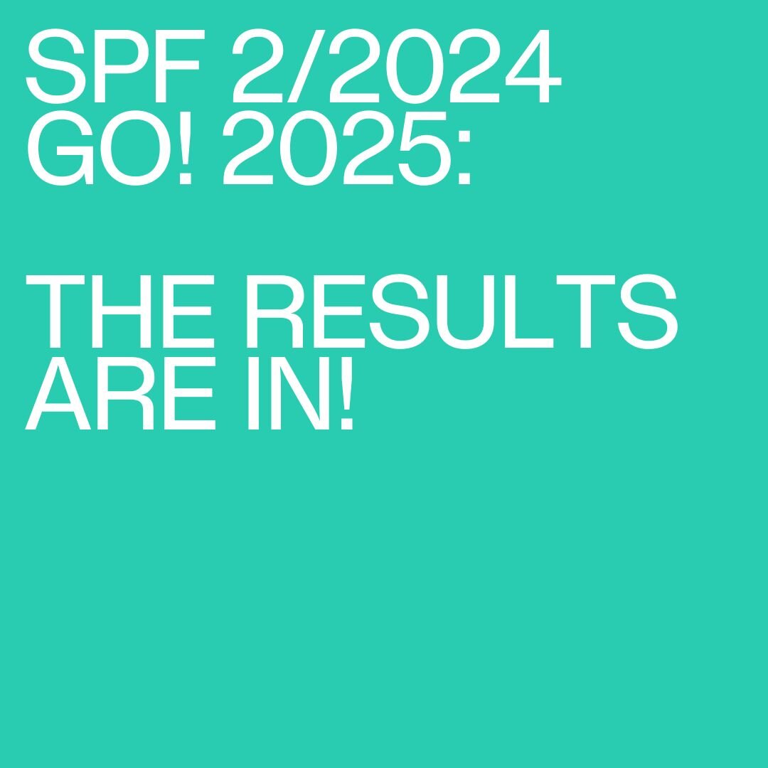 The results of the second SPF GO! 2025 call are in!