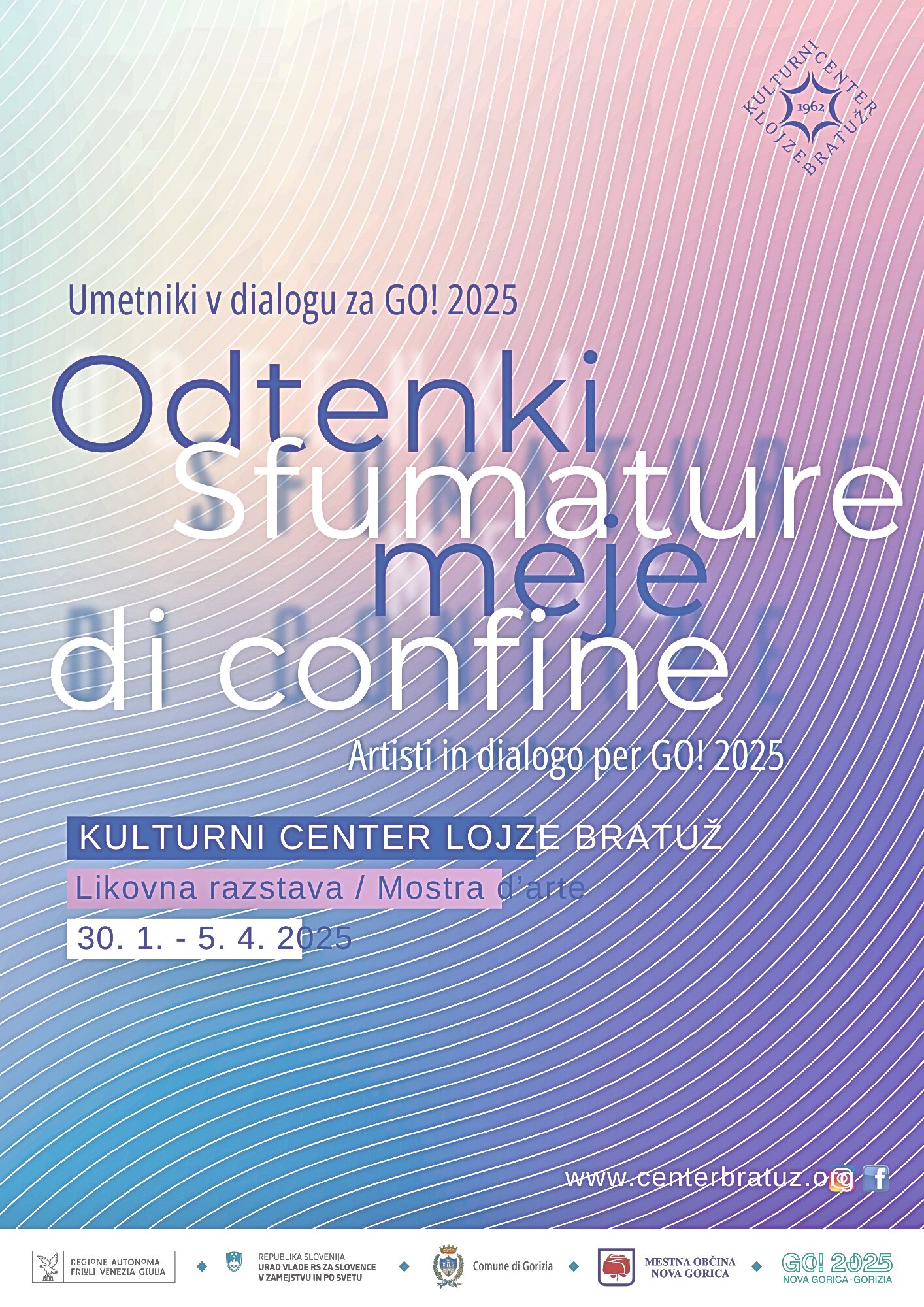 ODTENKI MEJE - Umetniki v dialogu za GO!2025