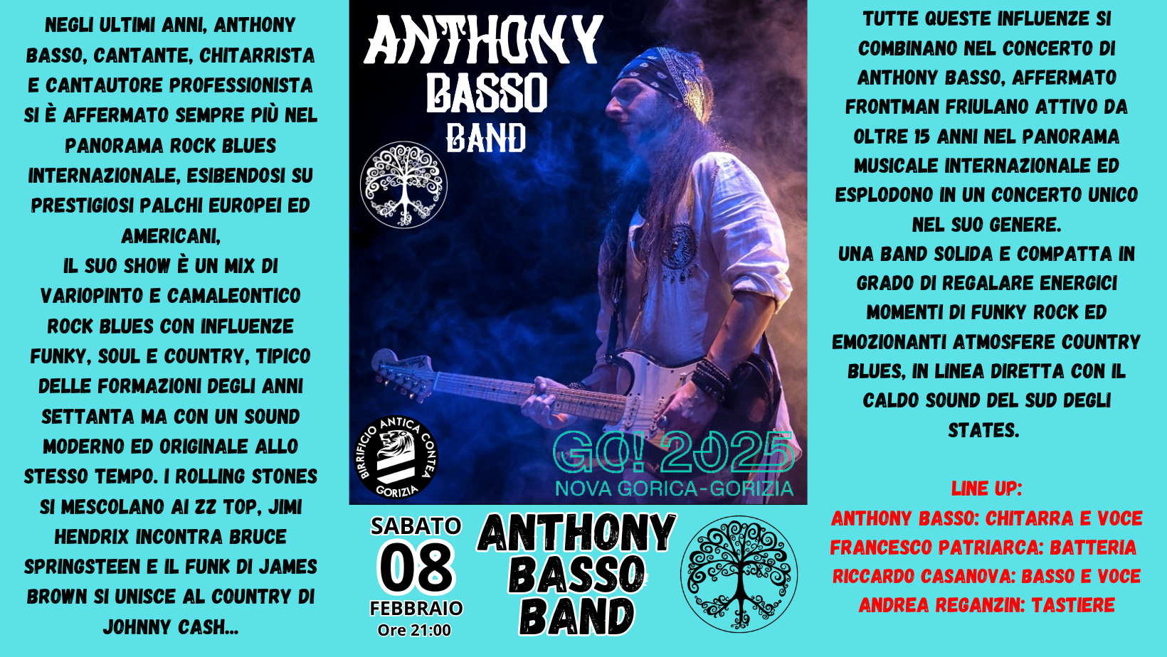 Anthony Basso Band Live on Stage