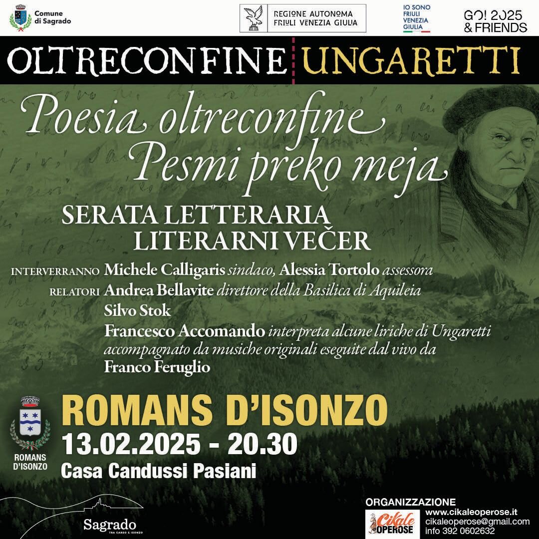 Quarta serata letteraria del progetto "Oltreconfine Ungaretti" 