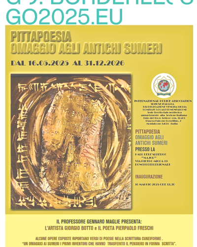 Art Exhibition PittaPoesia Homage to the Ancient Sumerians Art Exhibition PittaPoesia Homage to the Ancient Sumerians
