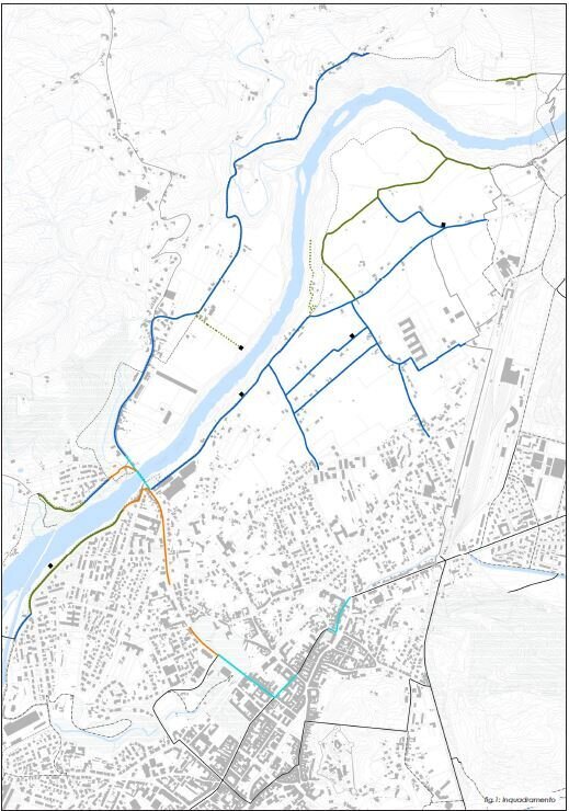 Dove passeranno le piste ciclabili del lotto 4 del progetto Isonzo-Soča