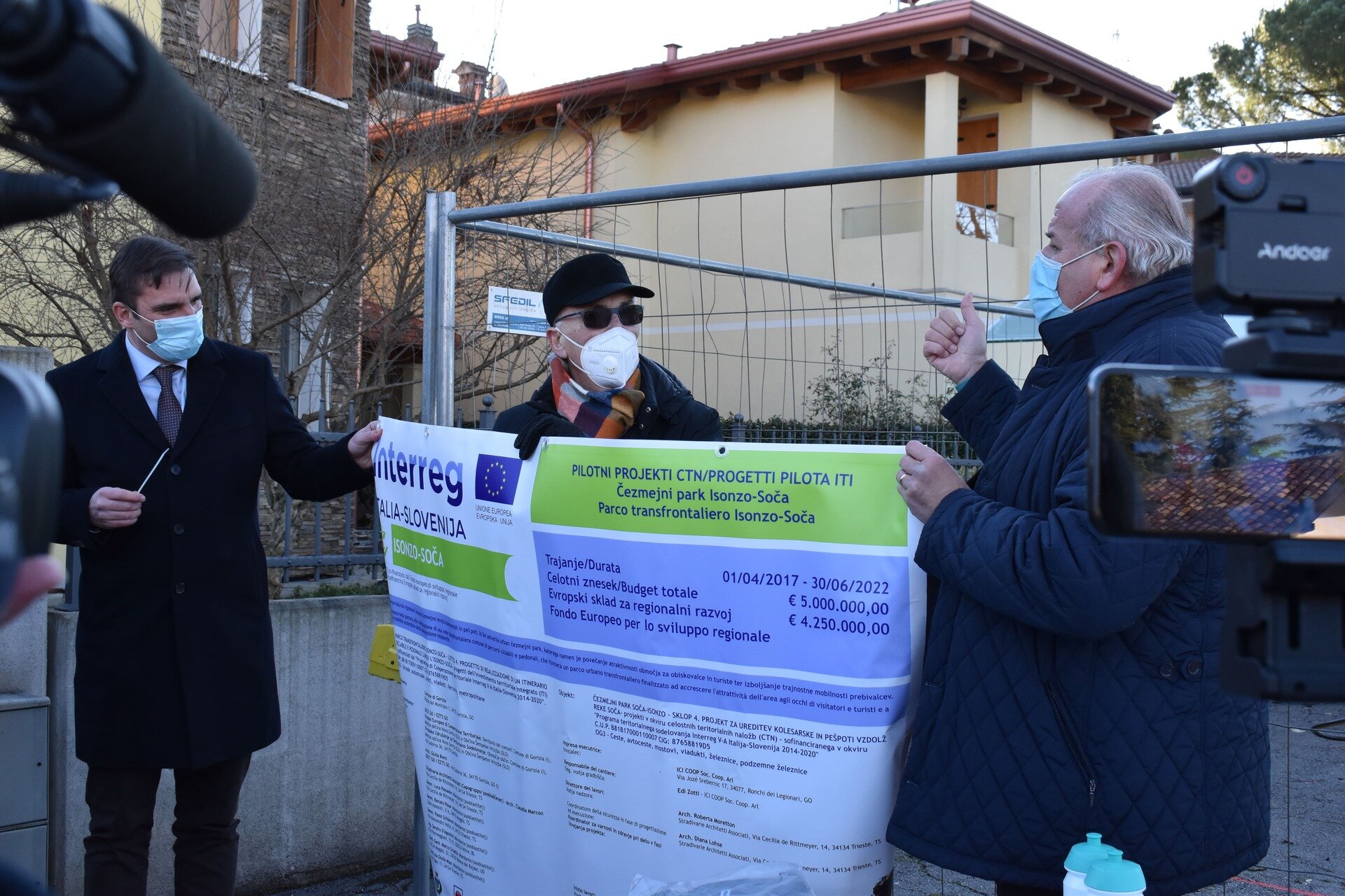 Inaugurato il cantiere dei lotti 3 e 4 del progetto Isonzo-Soča