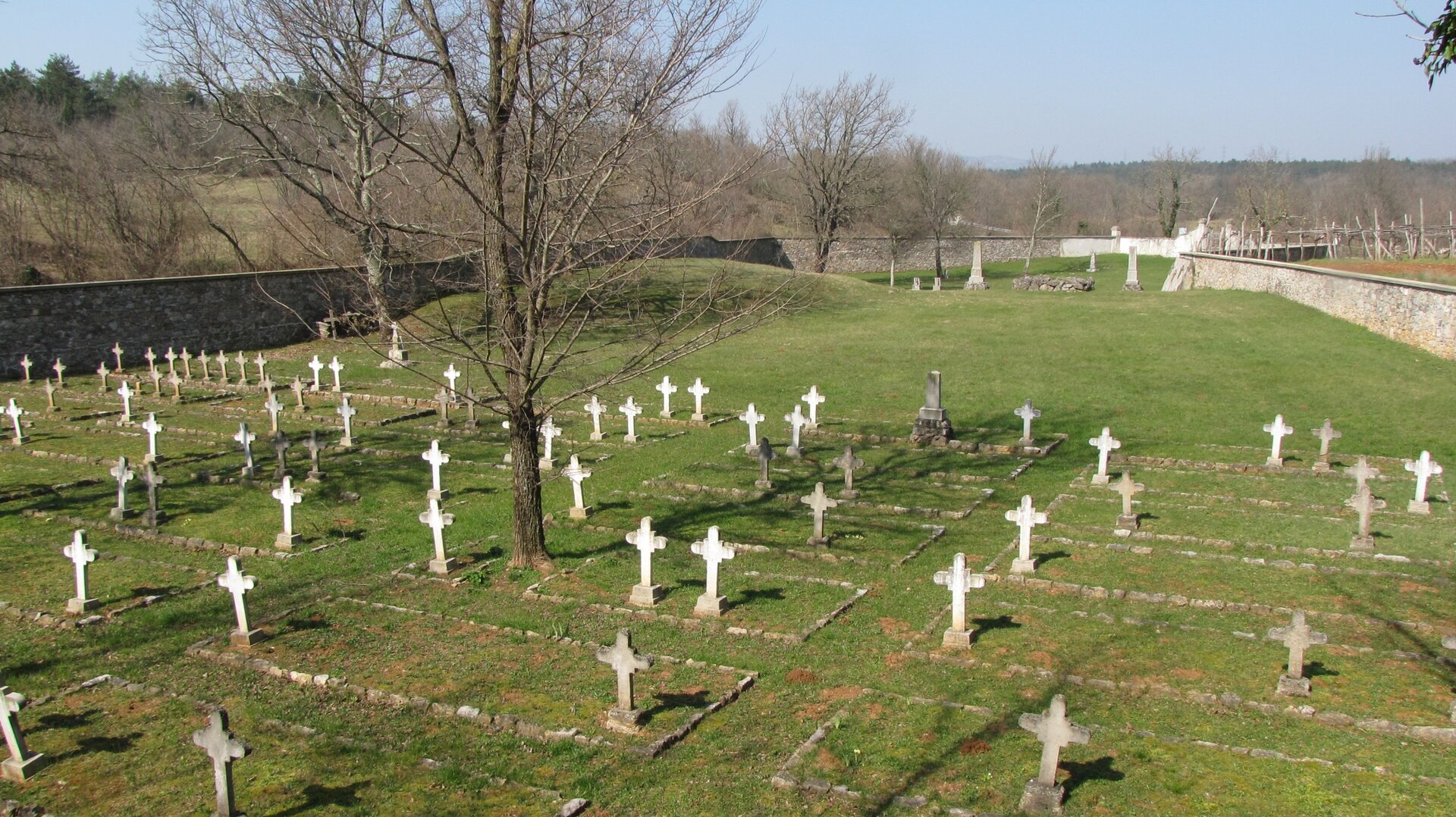 Austro-Hungarian Military Cemeteries Brje pri Komnu I, II, III and IV