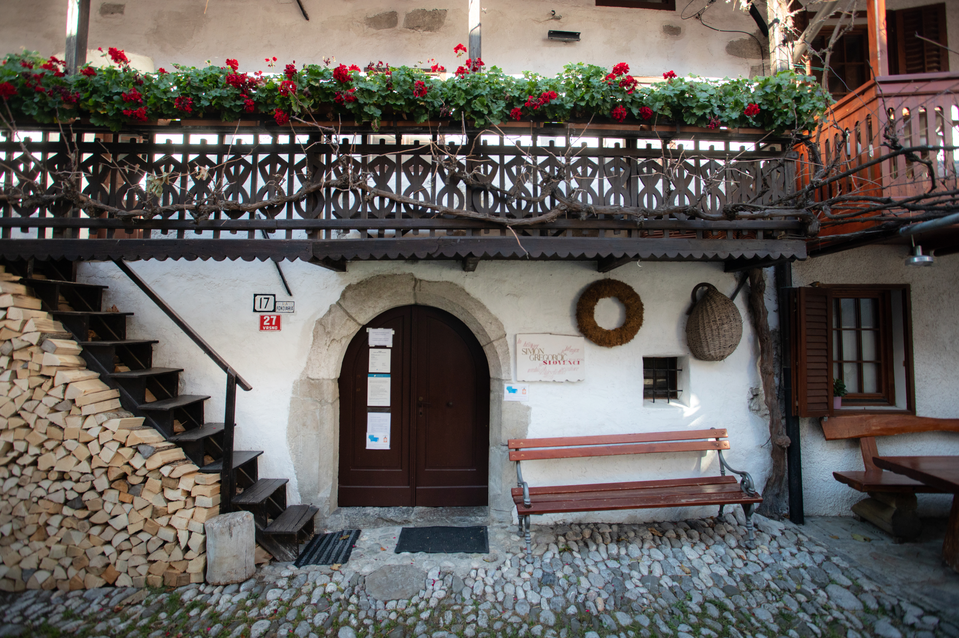 The birthplace of Simon Gregorčič The birthplace of Simon Gregorčič