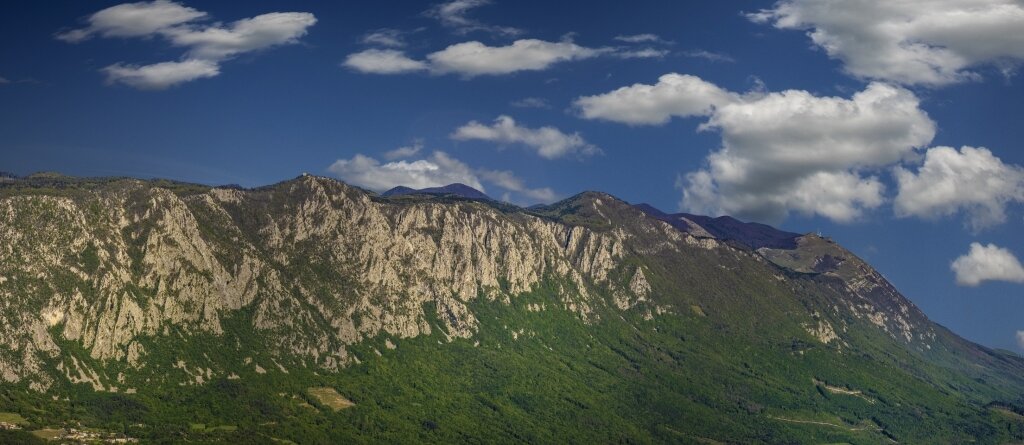 I versanti meridionali della Selva di Trnovo