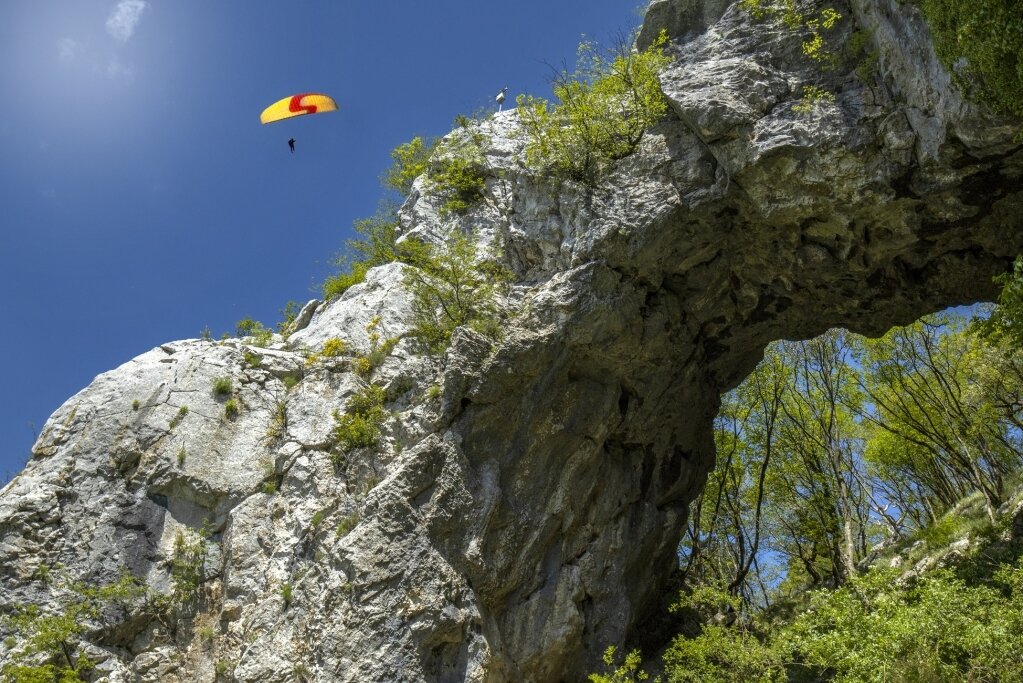 The Skozno natural bridge