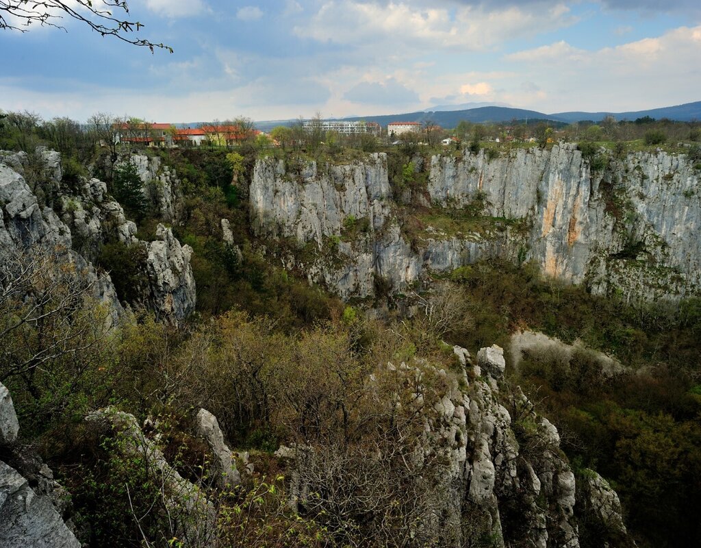 La valle di crollo di Risnik