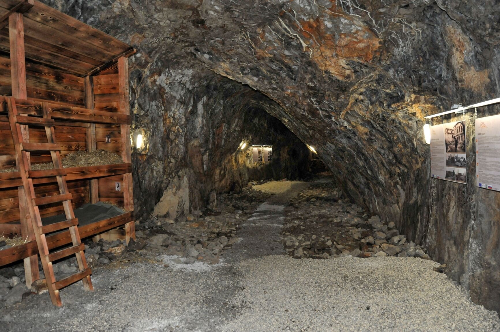 Caves and remnants of World War I