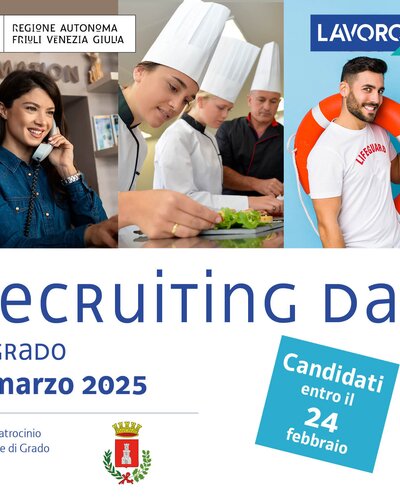 RECRUITING DAY A GRADO: 3 villaggi turistici cercano 70 addetti (Grado, Friuli Venezia Giulia, Italia)